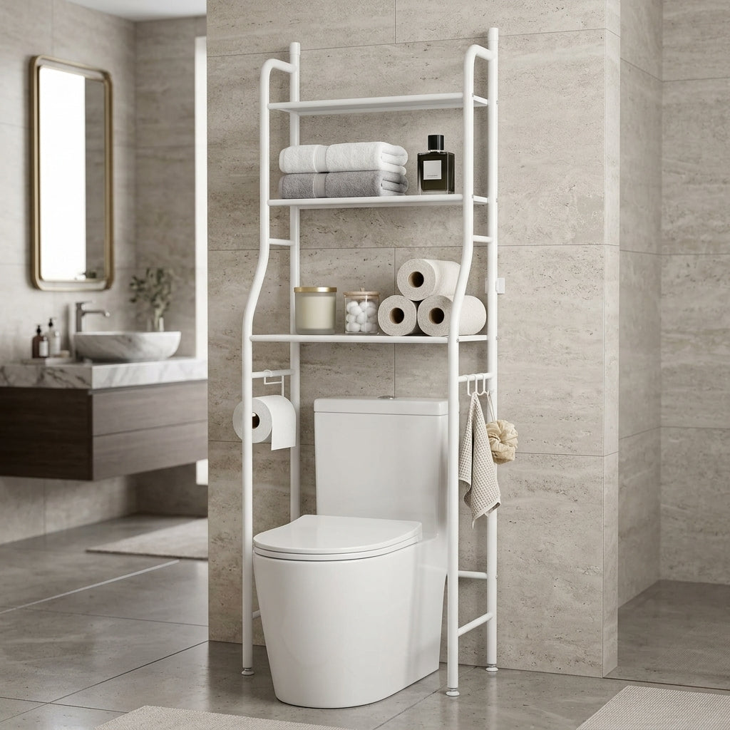 Organizador de Baño 3 Niveles🛁 Más Espacio En Segundos